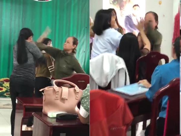 Nữ giáo viên đưa người nhà vào trường bôi xấu, đánh 4 cô giáo