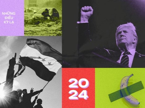 Quả chuối dán trên tường, người giành chiến thắng cho ông Trump: Những điều kỳ lạ trong năm 2024