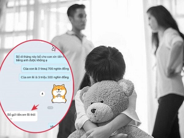 Cha mẹ ly hôn, con gái học lớp 7 nhắn tin xin tiền học, câu trả lời của người cha khiến tất cả chết lặng