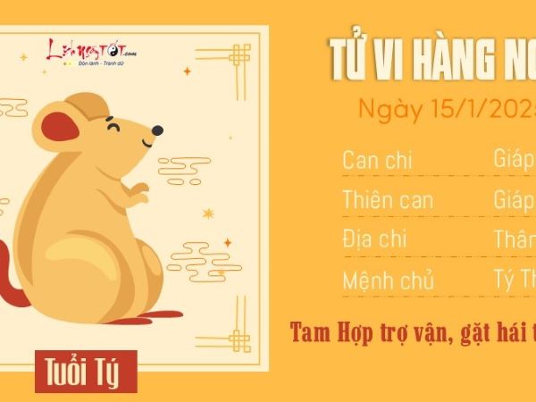 Tử vi 12 con giáp hôm nay - thứ 4 ngày 15/01/2025: Dần xuống dốc, Dậu lộc lá