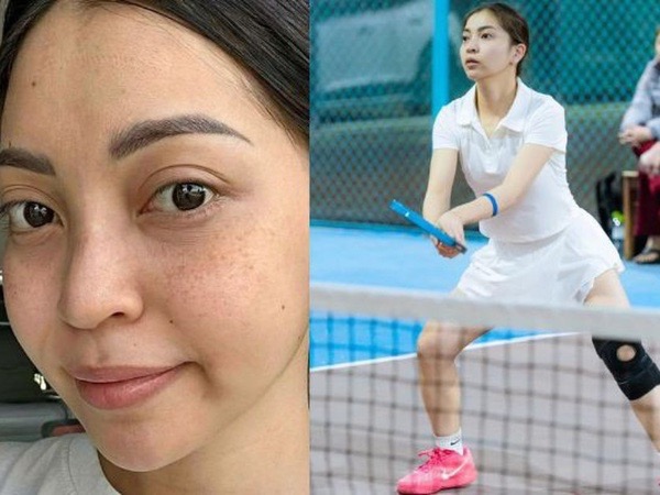 'Mối tình năm 17 tuổi' nổi tiếng nhất làng bóng đá lộ mặt mộc xuống sắc khó nhận ra, flex thành tích khi đấu pickleball