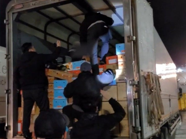 Hàn Quốc phát hiện 11 người Việt trốn trong thùng xe tải