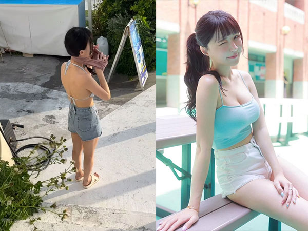 Hot girl vô tư khoe ảnh thay đồ giữa phố gây 'bão' MXH