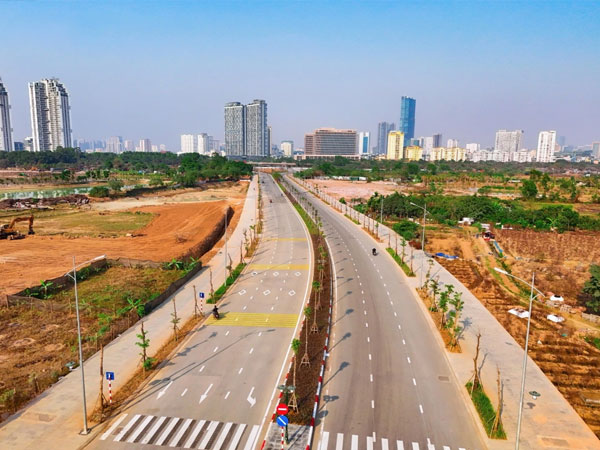 Toàn cảnh đường Lê Quang Đạo kéo dài 'lỡ hẹn' thông xe dịp cuối năm