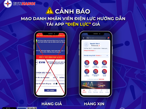 Cảnh giác mạo danh nhân viên điện lực yêu cầu tải App giả