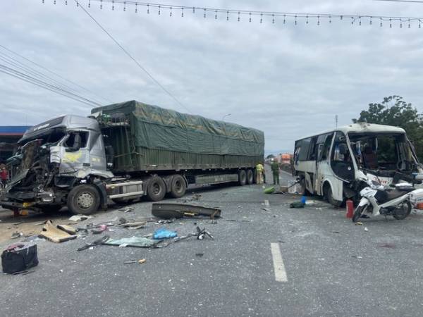 Tai nạn liên hoàn trên quốc lộ: 1 người chết, hàng chục người bị thương