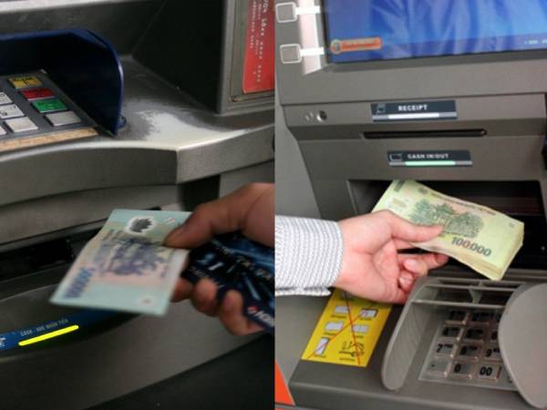Rút tiền ở máy ATM, lưu ý kỹ điều này kẻo mất sạch tiền trong tài khoản