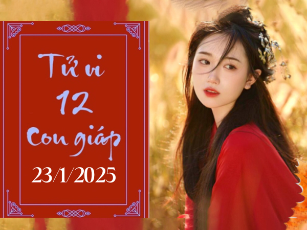 Tử vi thứ 5 ngày 23/1/2025 của 12 con giáp: 24 Tết Mùi may mắn, Dậu hào sảng