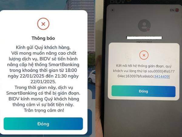 Gần Tết, app ngân hàng thi nhau bận 'bảo trì' đột xuất