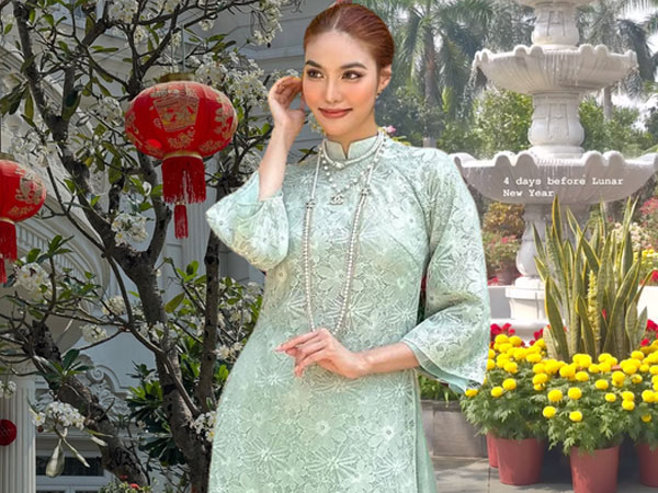 Cháu dâu gia tộc giàu có bậc nhất Việt Nam hưởng Tết trong biệt thự dát vàng: Trang trí lộng lẫy, xa hoa đúng chất tài phiệt