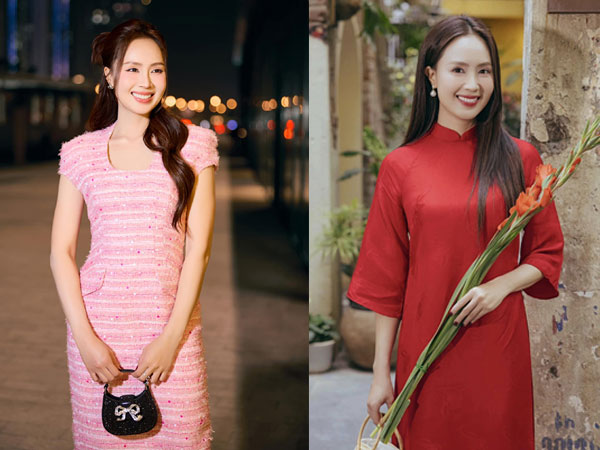 Hồng Diễm hack tuổi' với 2 outfit đi chơi ngày Tết vừa sang vừa tinh tế