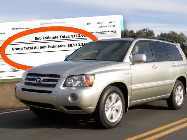 Mua xe Toyota Highlander cũ chỉ hơn 100 triệu đồng nhưng tiền sửa quá tiền mua