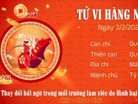 Tử vi 12 con giáp hôm nay - thứ 2 ngày 03/02/2025: Mão may mắn, Mùi thoát đời độc thân