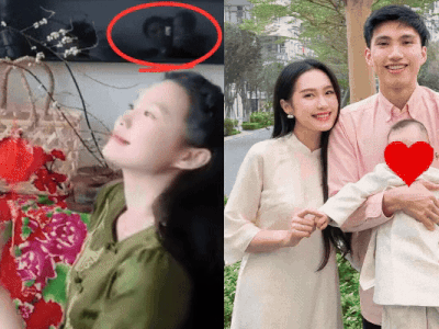 Doãn Hải My vào vai 'vợ đảm' chăm nhà Văn Hậu, hình ảnh phản chiếu qua tivi tiết lộ thái độ của mẹ chồng