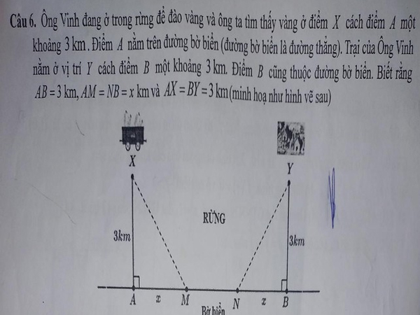 Bài Toán với dữ liệu đang khiến dân tình cười nghiêng ngả: Ông Vinh bị rắn cắn, chất độc lan vào máu nhưng ông chạy từ rừng ra biển!