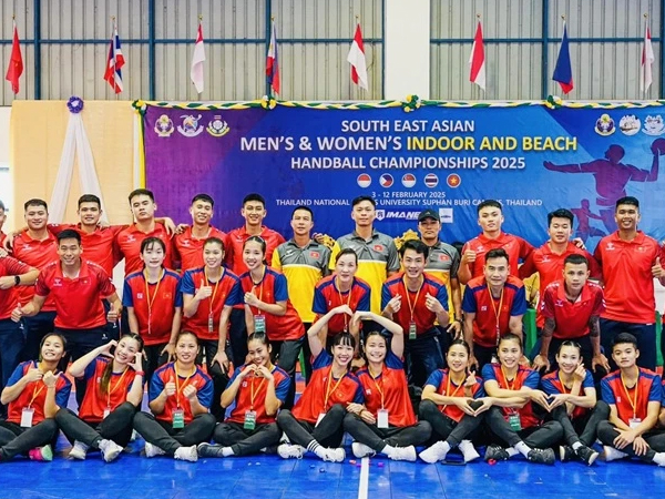 Đội bóng ném nữ Việt Nam giành ngôi vô địch Đông Nam Á 2025