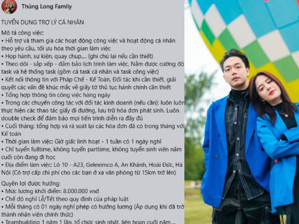 'Tuyển trợ lý cá nhân cho KOL nổi tiếng lương 8 triệu/tháng thấp hơn cả giúp việc': Tranh cãi nảy lửa, phía người tuyển dụng nói gì?