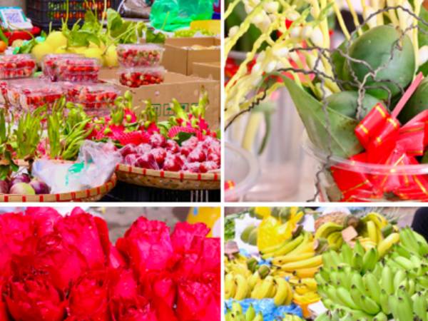 Hà Nội: Hoa tươi, đồ cúng Rằm tháng Giêng 'giá mềm'