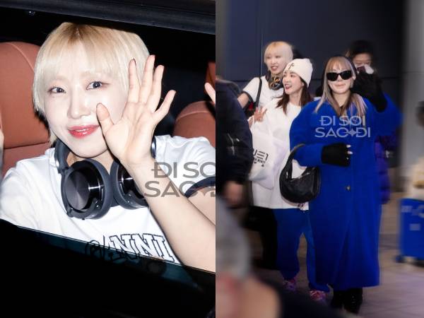 Hot 1000 độ lúc nửa đêm: 2NE1 đổ bộ Tân Sơn Nhất, Dara - Minzy xinh phát sáng 'đốn tim' người hâm mộ