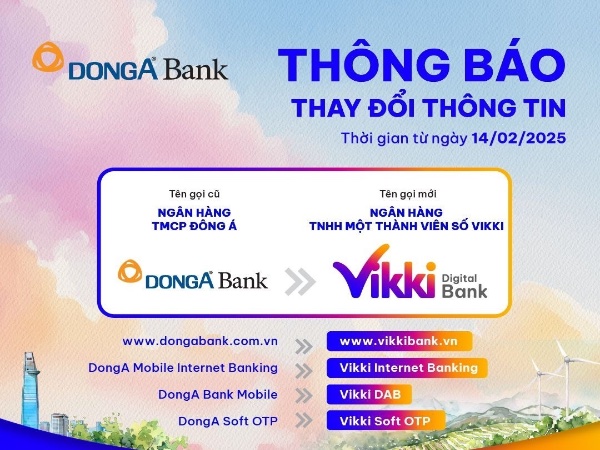 DongA Bank đổi tên, dời trụ sở, loạt ngân hàng có 'danh phận' mới