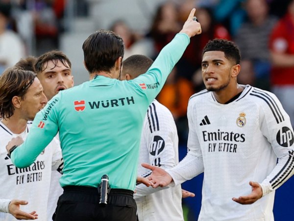 Kết quả bóng đá hôm nay 16/2: Bellingham nhận thẻ đỏ, Real Madrid vượt khó