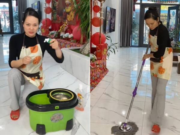 Mẹ đảm ở Hải Phòng mách mẹo lau nhà mùa nồm, nhiều người làm theo tấm tắc khen