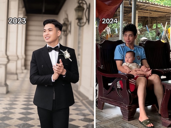 Bức ảnh vợ khoe chồng sau cưới khiến dân mạng suy ngang: 'Từ tổng tài xuống tổng vệ sinh, tưởng anh là người đẻ nữa'