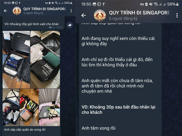 Kịch bản không tưởng của nhóm lừa đảo: Những tin nhắn dịu dàng, hình ảnh như thật để dụ 'khách' nữ vào tròng