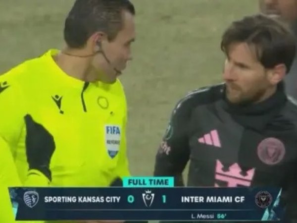 Trọng tài trận Inter Miami 1-0 Sporting KC bị kỷ luật vì… yêu Messi