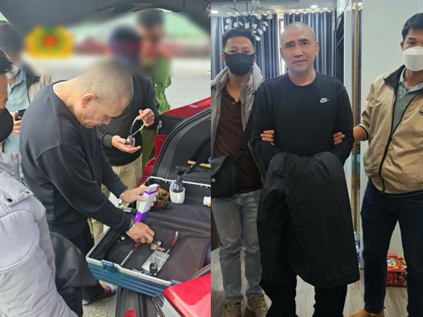 Hàng chục trinh sát ập vào khống chế, bắt đối tượng truy nã Trần Ngọc Anh
