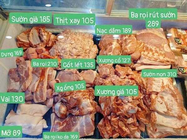 Giá heo hơi sốt, thịt heo có món vượt 300.000 đồng/kg