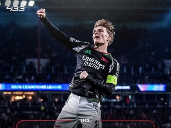 Arsenal thắng trận 7-1 trên đất Hà Lan