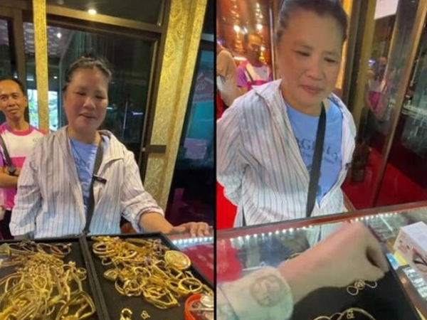 Mang trang sức nhặt từ bãi rác đi kiểm tra, người phụ nữ không ngờ có vàng thật