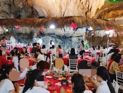 Lộ diện doanh nghiệp 'hô biến' hang động thành nơi đám cưới, tiệc tùng