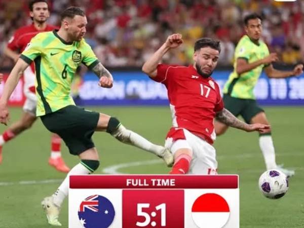 Indonesia thua đậm Australia trong ngày ra mắt của Patrick Kluivert