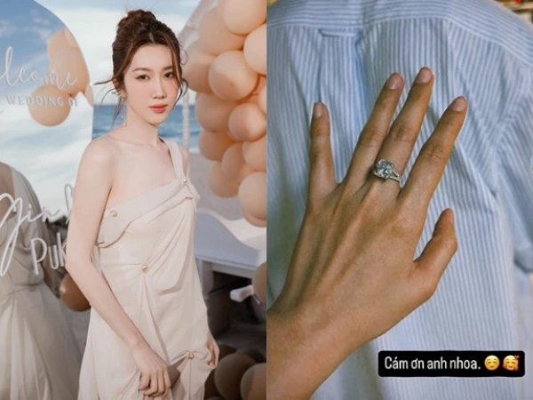 Sao nam Vbiz để lộ chi tiết cầu hôn Thuý Ngân thành công?