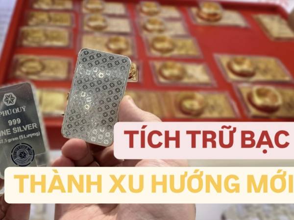 Giá vàng lập đỉnh, nhiều người chuyển hướng tích trữ bạc miếng