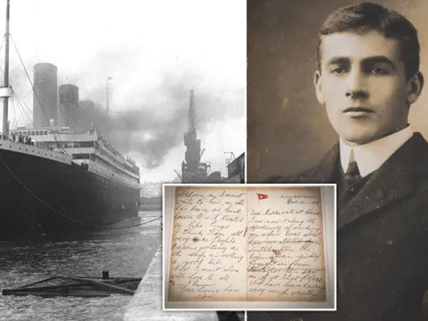 Lá thư gửi mẹ đầy ám ảnh của chàng trai trên con tàu Titanic định mệnh