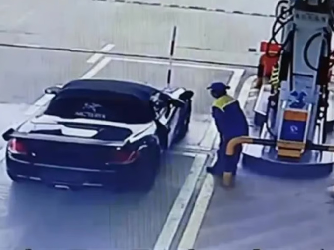 Tài xế siêu xe 2 tỷ đồng gây sốc vì 'quỵt' 1,76 triệu tiền xăng