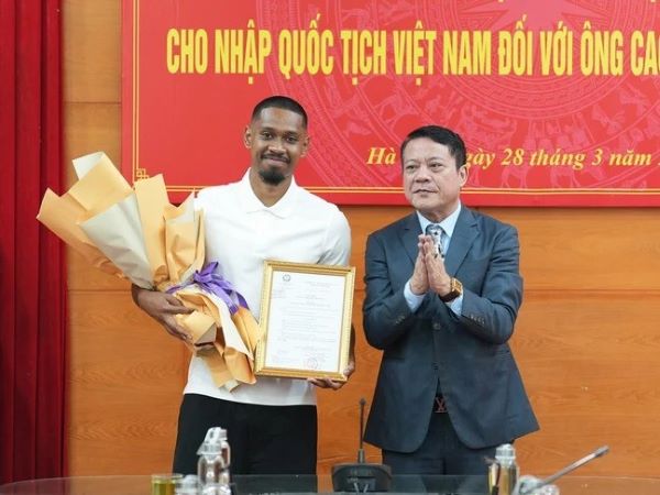 Cao Pendant Quang Vinh chính thức trở thành công dân Việt Nam