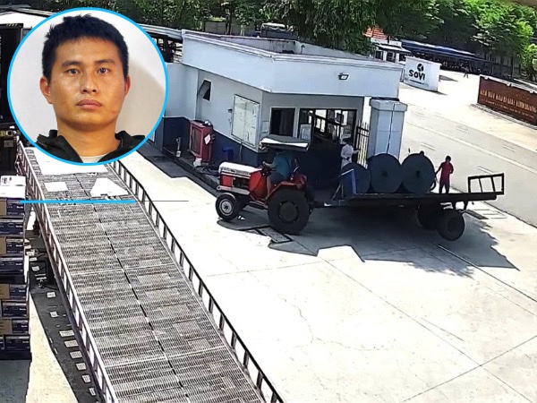 Vụ 3 cuộn vải bạt rơi khỏi ô tô đè chết nam bảo vệ: Khởi tố tài xế
