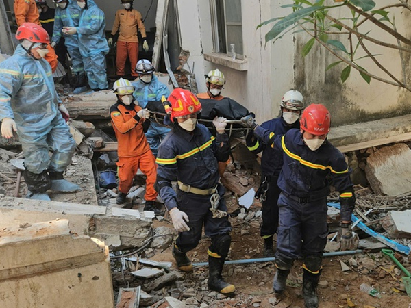 Lực lượng cứu hộ Việt Nam tìm thấy thêm 2 nạn nhân vụ động đất tại Myanmar