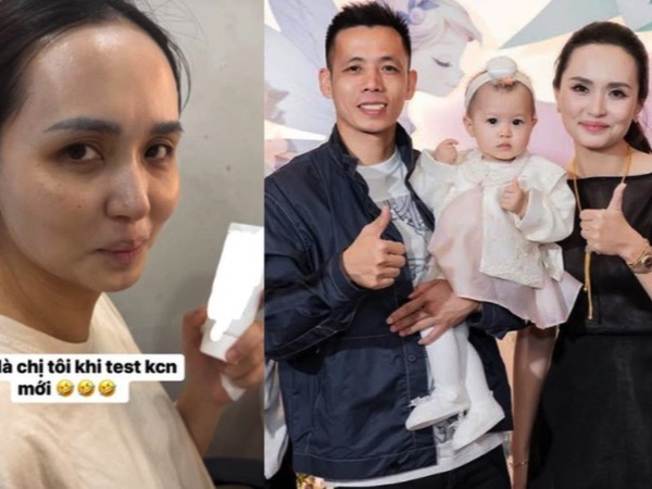 Ái nữ cựu Chủ tịch CLB Sài Gòn lộ mặt mộc kém sắc, khác xa lúc làm 'phú bà' sang chảnh bên chồng cầu thủ