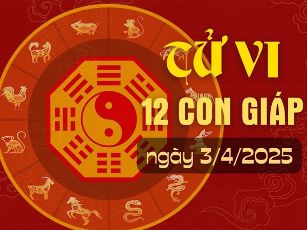 Tử vi thứ 5 ngày 3/4/2025 của 12 con giáp: Sửu có tin vui, Tị hiển hách