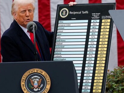 Báo Hàn nói ông Trump tính thuế bằng một phép toán sai, Seoul áp thuế thấp hơn nhiều thông tin từ Mỹ