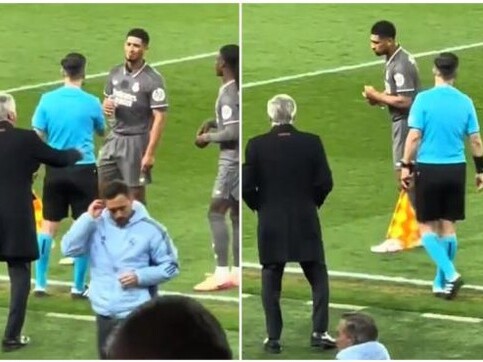 Bellingham gây tranh cãi vì tỏ thái độ với HLV Ancelotti