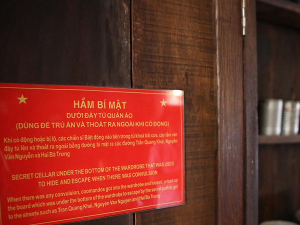 Bí mật căn hầm dưới đáy chiếc tủ quần áo của biệt động Sài Gòn