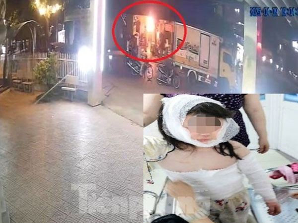 Quán cà phê bị ném 'bom xăng', bé gái 3 tuổi bỏng nặng
