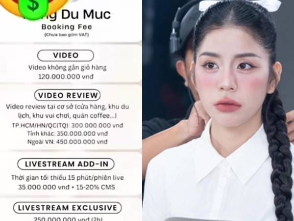 Xôn xao bảng giá booking 350 triệu đồng cho 3 giờ livestream của Hằng Du Mục ở thời đỉnh cao