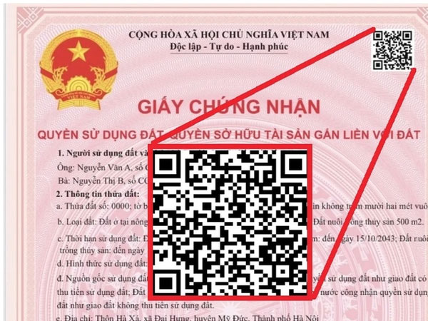 Những thông tin cực quan trọng trong mã QR của mẫu sổ đỏ 2025, nhiều người có thể chưa biết
